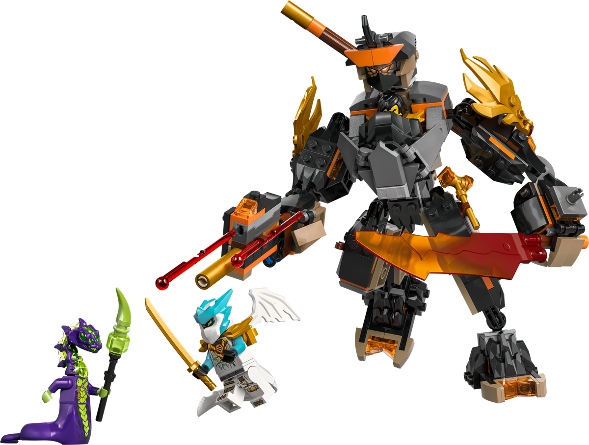 LEGO NINJAGO Cole’s Mission Mech and Dragon Zane Ninja 71854-Bricking Lebanon