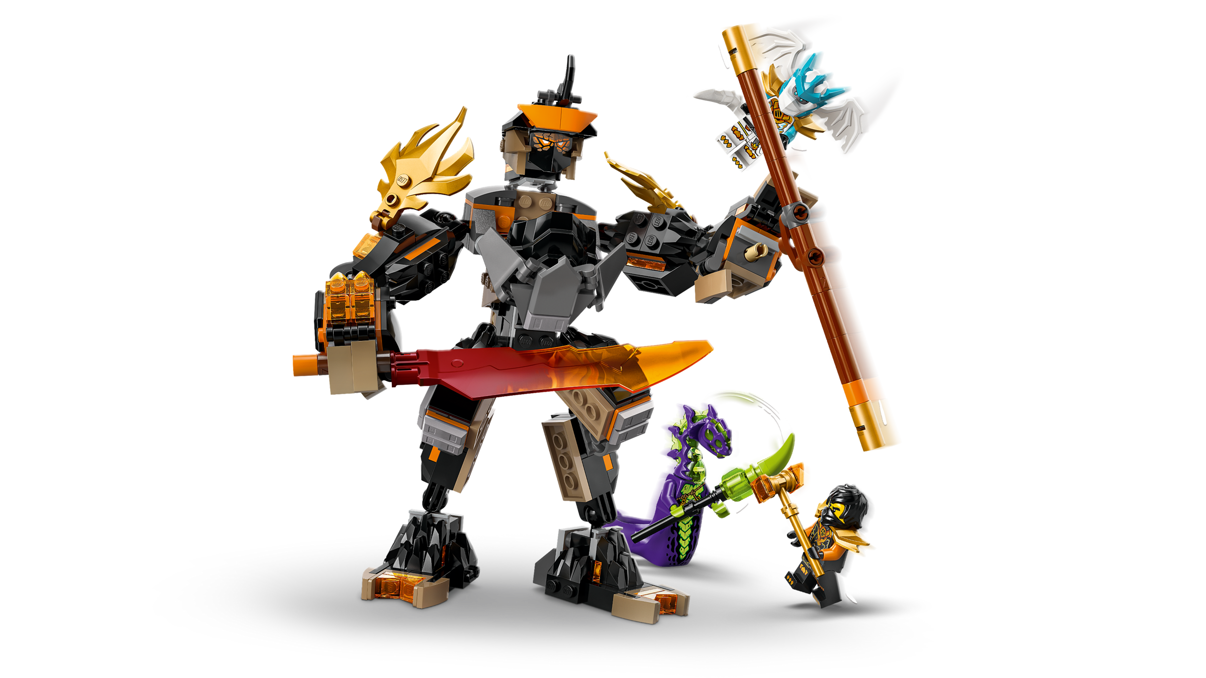 LEGO NINJAGO Cole’s Mission Mech and Dragon Zane Ninja Building Set-Lego / Ninjago-Bricking Lebanon