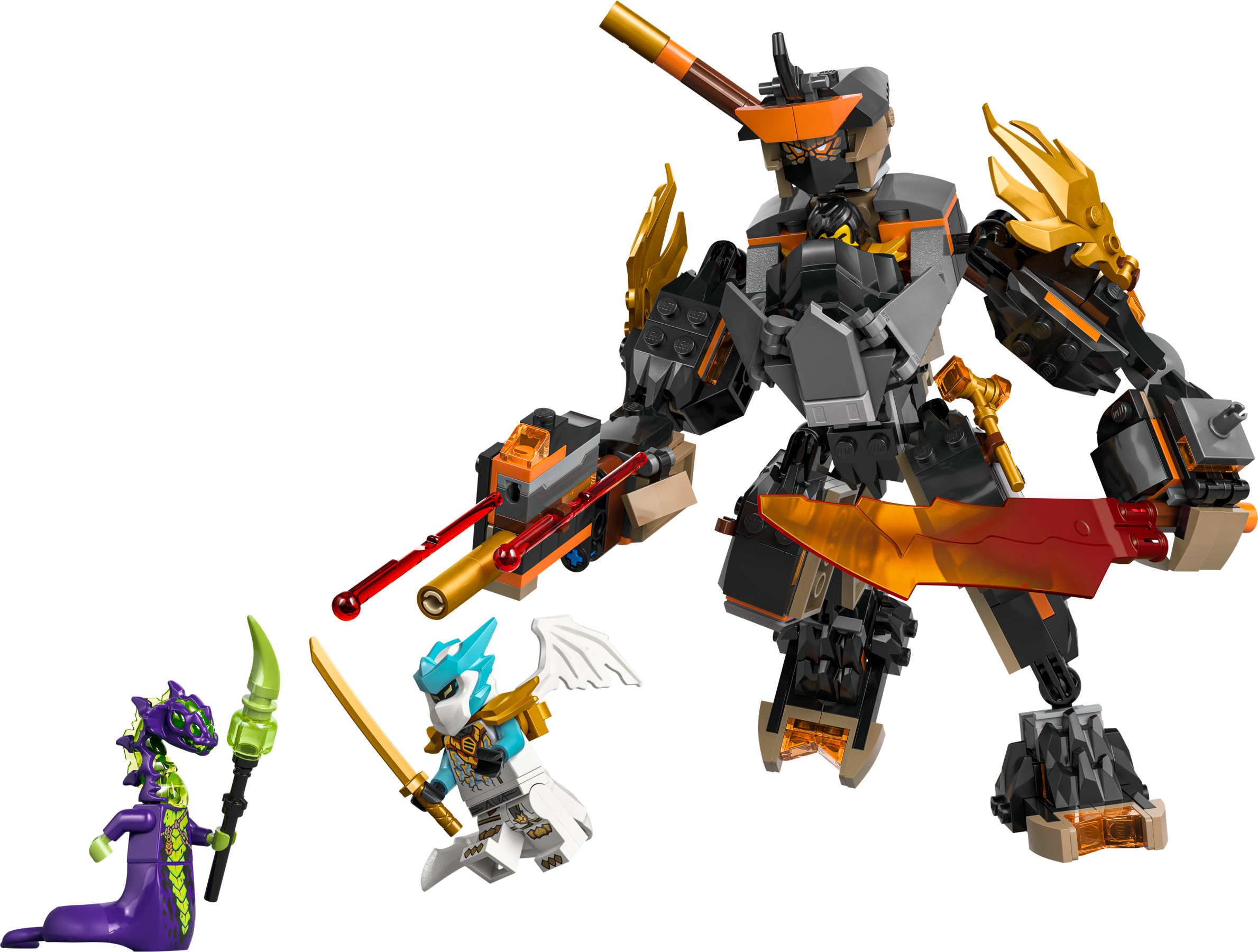 LEGO NINJAGO Cole’s Mission Mech and Dragon Zane Ninja Building Set-Lego / Ninjago-Bricking Lebanon