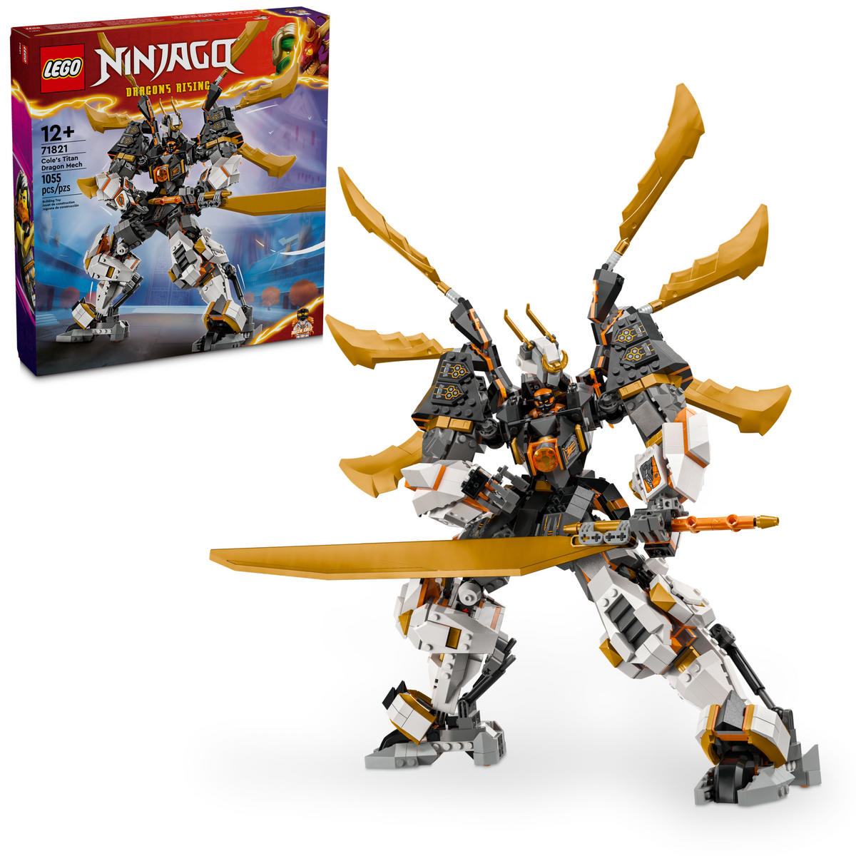 LEGO NINJAGO Cole's Titan Dragon Mech Ninja Action Figure Set 71821-Bricking Lebanon