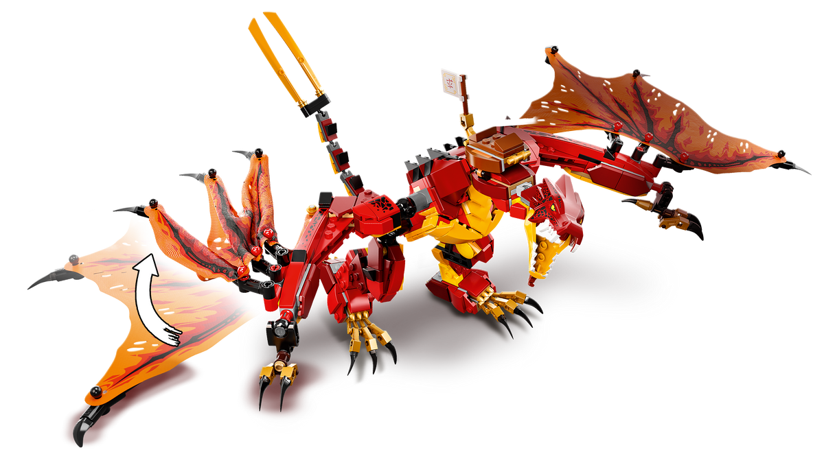 LEGO NINJAGO Fire Dragon Attack 71753-Bricking Lebanon