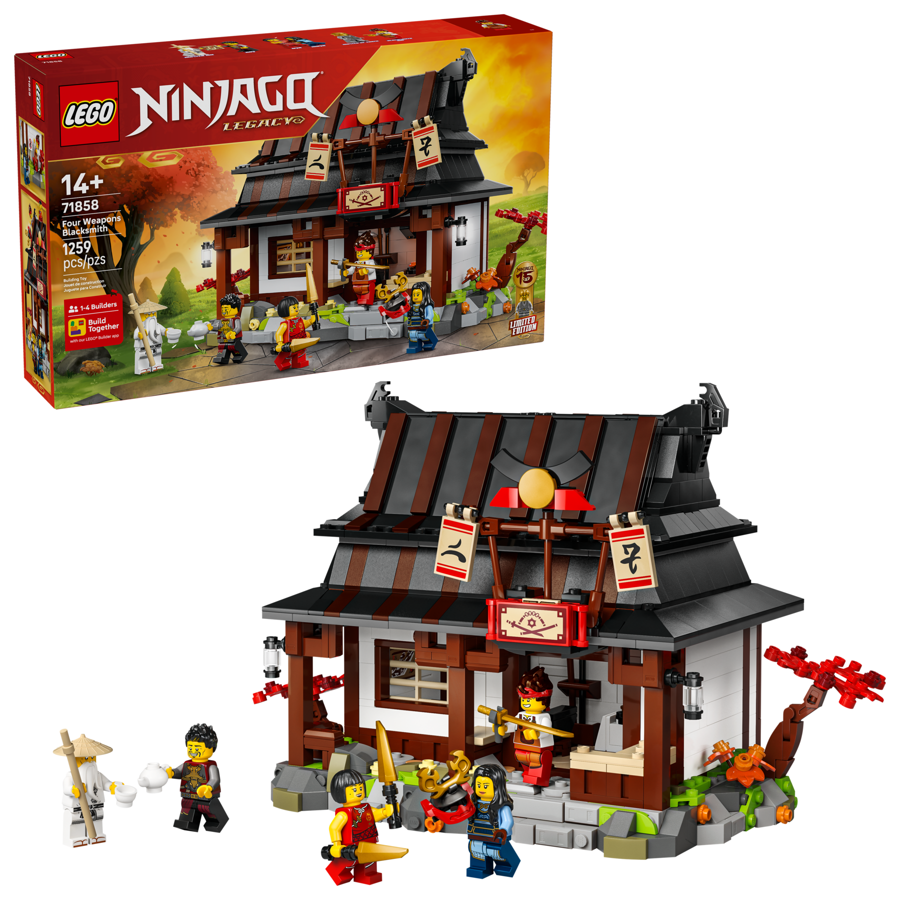 LEGO NINJAGO Four Weapons Blacksmith 15th Anniversary Set 71858-Lego / Ninjago-Bricking Lebanon