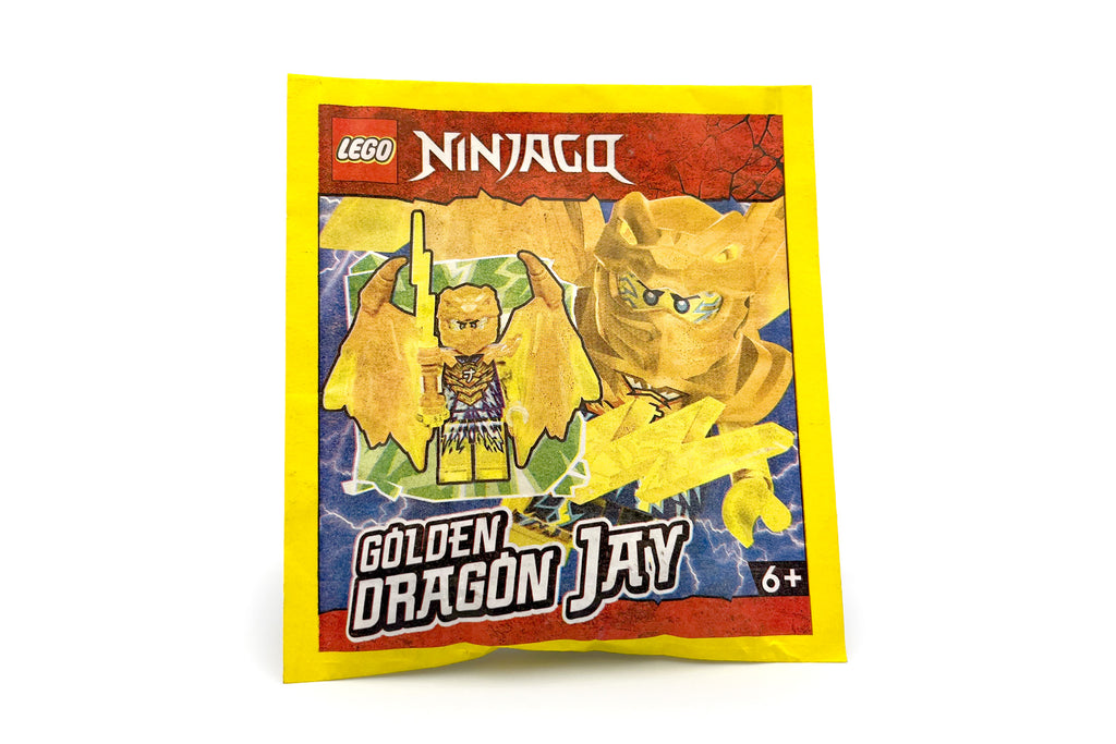 LEGO NINJAGO Golden Dragon Jay Paper Bag 892302-Bricking Lebanon