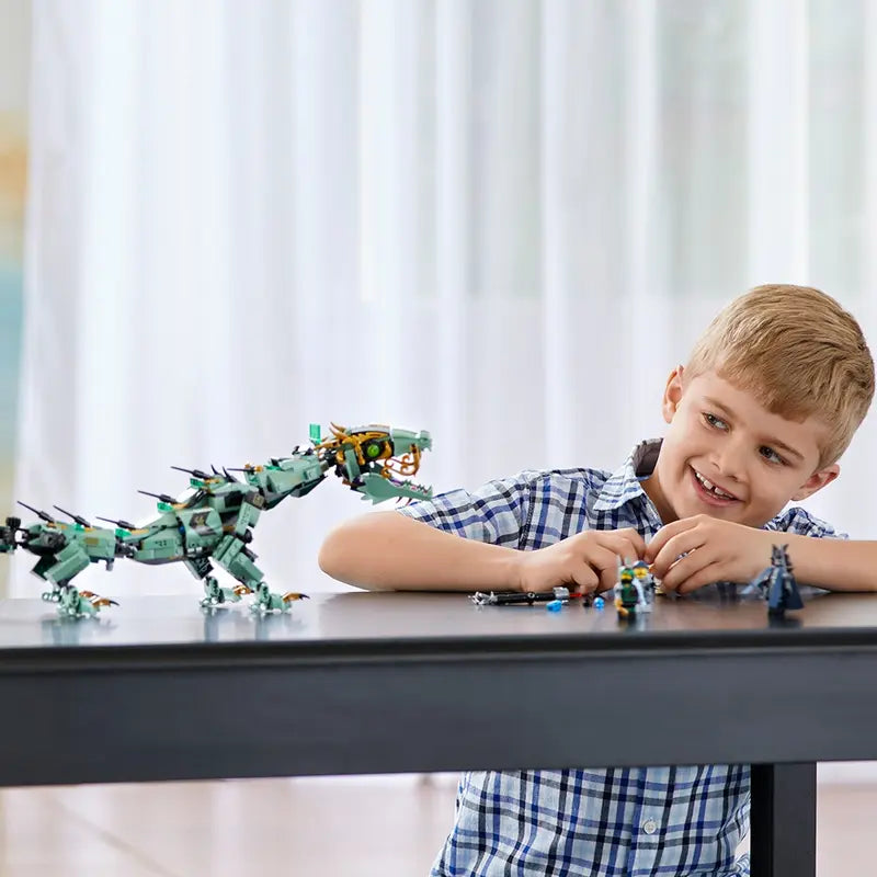 LEGO NINJAGO Green Ninja Mech Dragon 70612-Bricking Lebanon