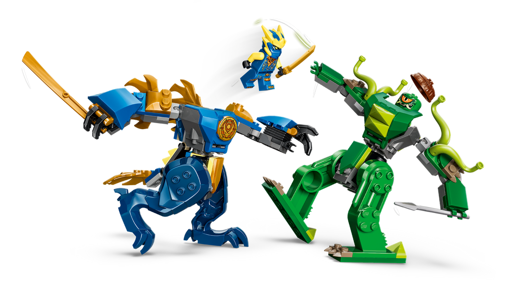 LEGO NINJAGO Jay’s Dragon Mech Fight Building Set with 2 Mechs-71853-Bricking Lebanon