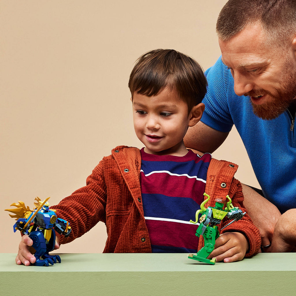 LEGO NINJAGO Jay’s Dragon Mech Fight Building Set with 2 Mechs-71853-Bricking Lebanon