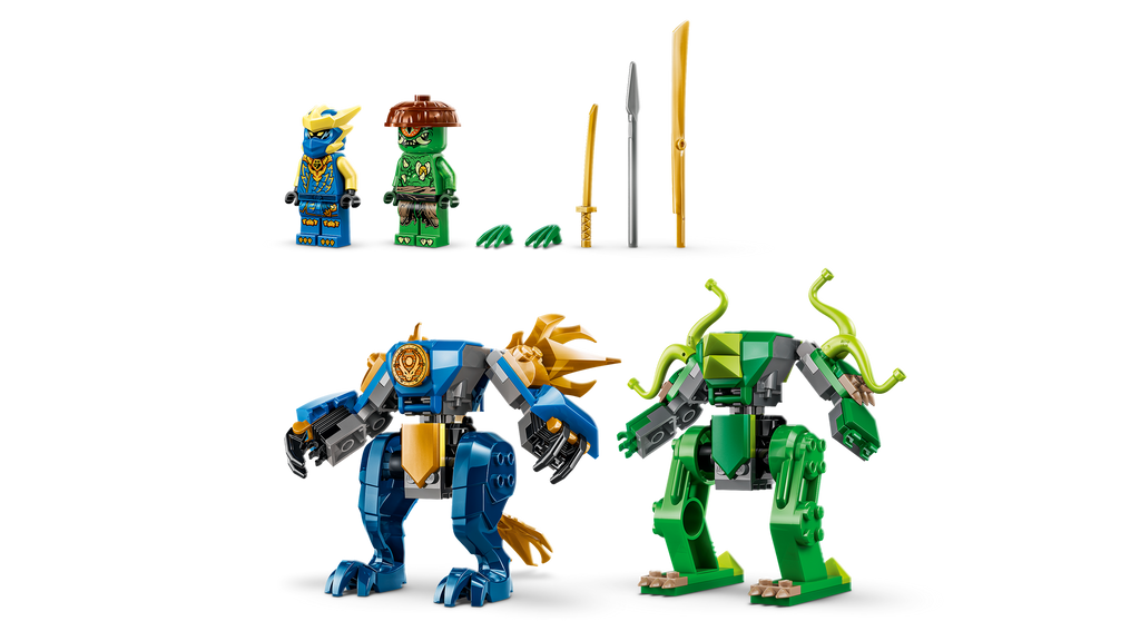 LEGO NINJAGO Jay’s Dragon Mech Fight with 2 Mechs 71853-Bricking Lebanon