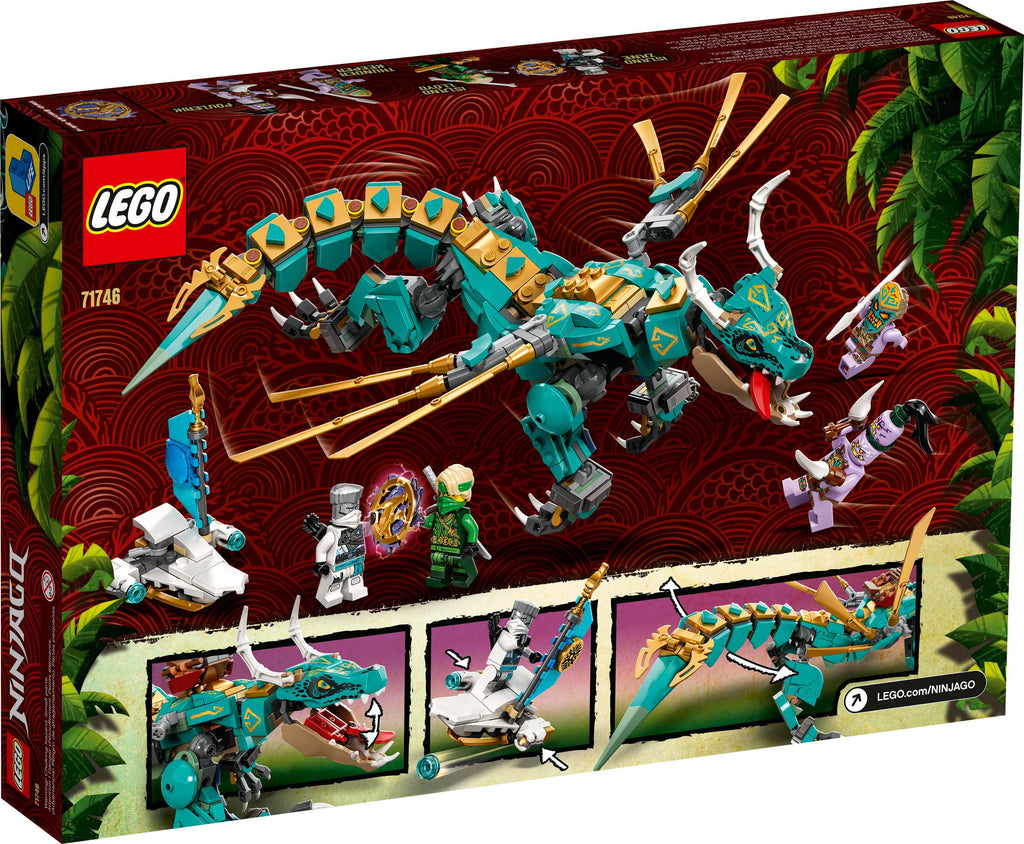 LEGO NINJAGO Jungle Dragon Adventure Playset Collectible 71746
