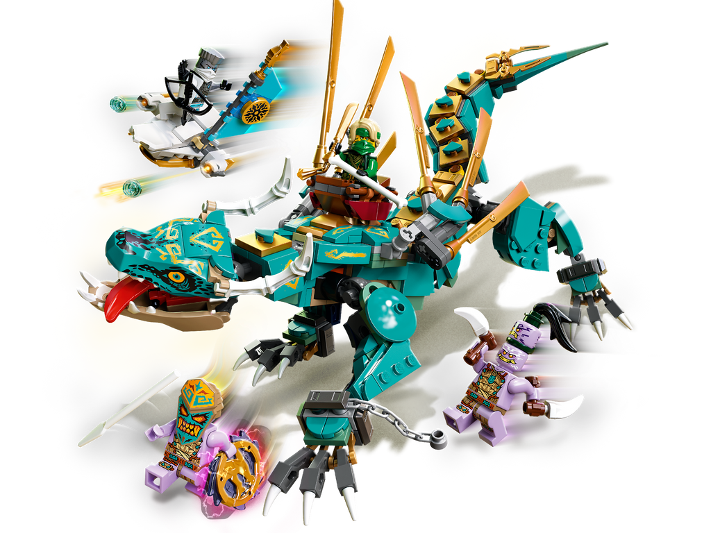 LEGO NINJAGO Jungle Dragon Adventure Playset Collectible 71746
