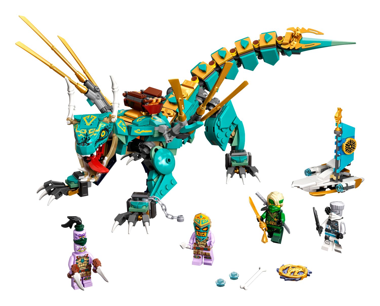 LEGO NINJAGO Jungle Dragon Adventure Playset Collectible 71746