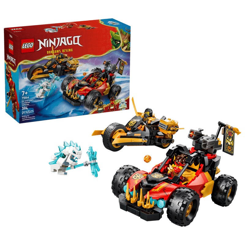 LEGO NINJAGO Kai and Cole's Combiner Vehicles 71864-Bricking Lebanon