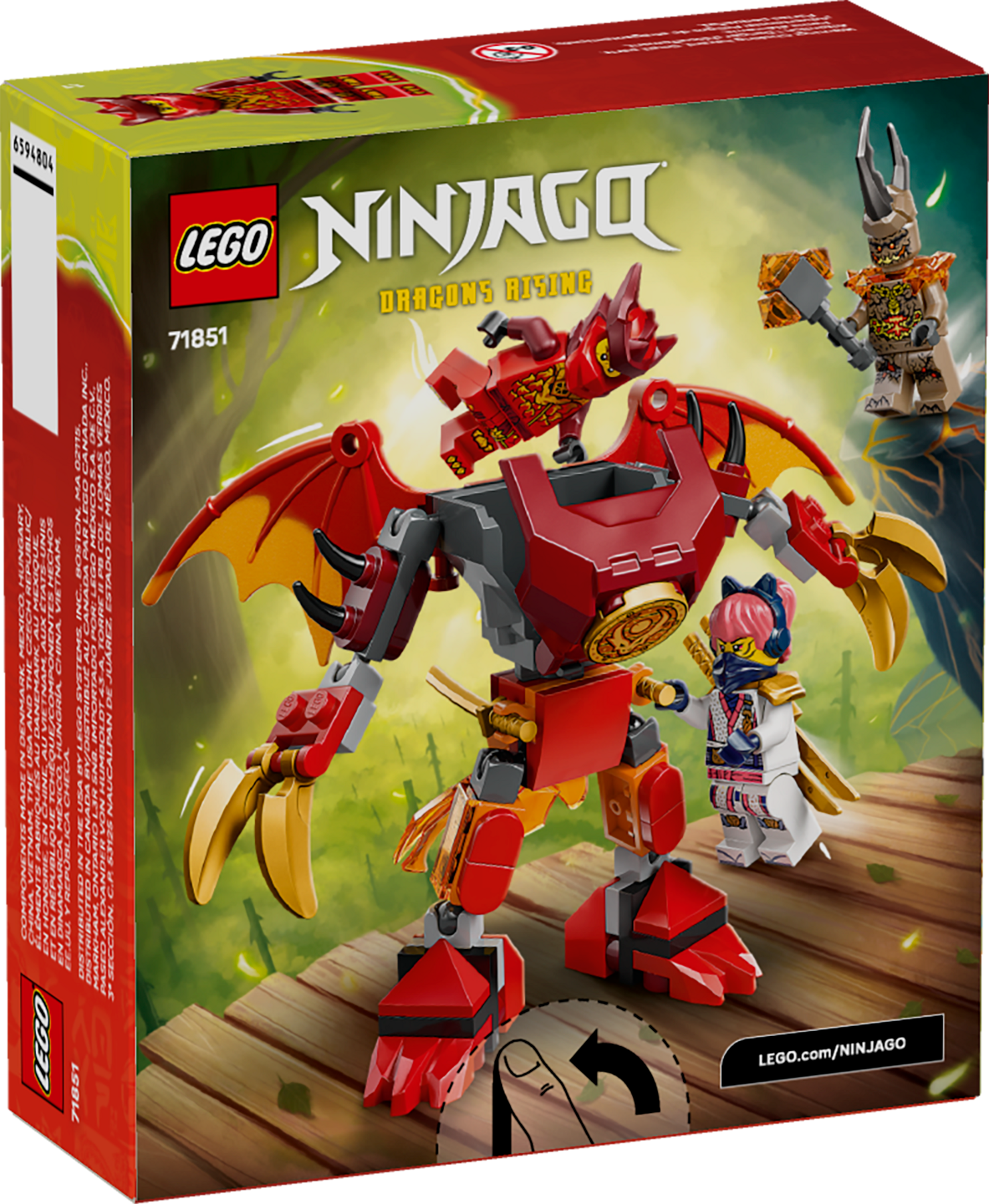 LEGO NINJAGO Kai’s Dragon Mech Battle Pack 71851 Building Set-Lego / Ninjago-Bricking Lebanon