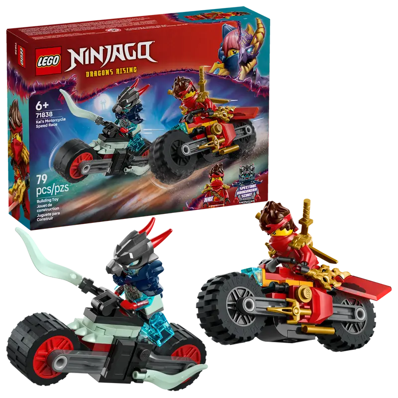 LEGO NINJAGO Kai's Motorcycle Speed Race 71838-Bricking Lebanon