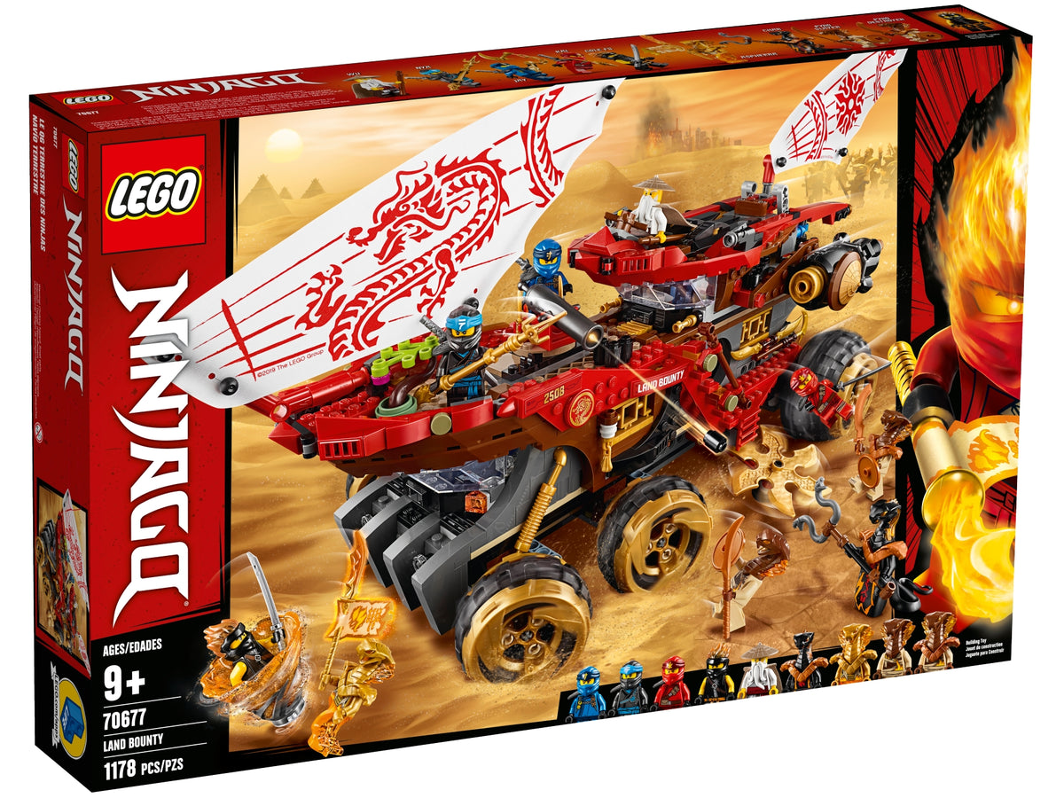 LEGO NINJAGO Land Bounty 70677 Mobile Ninja HQ Truck-Bricking Lebanon