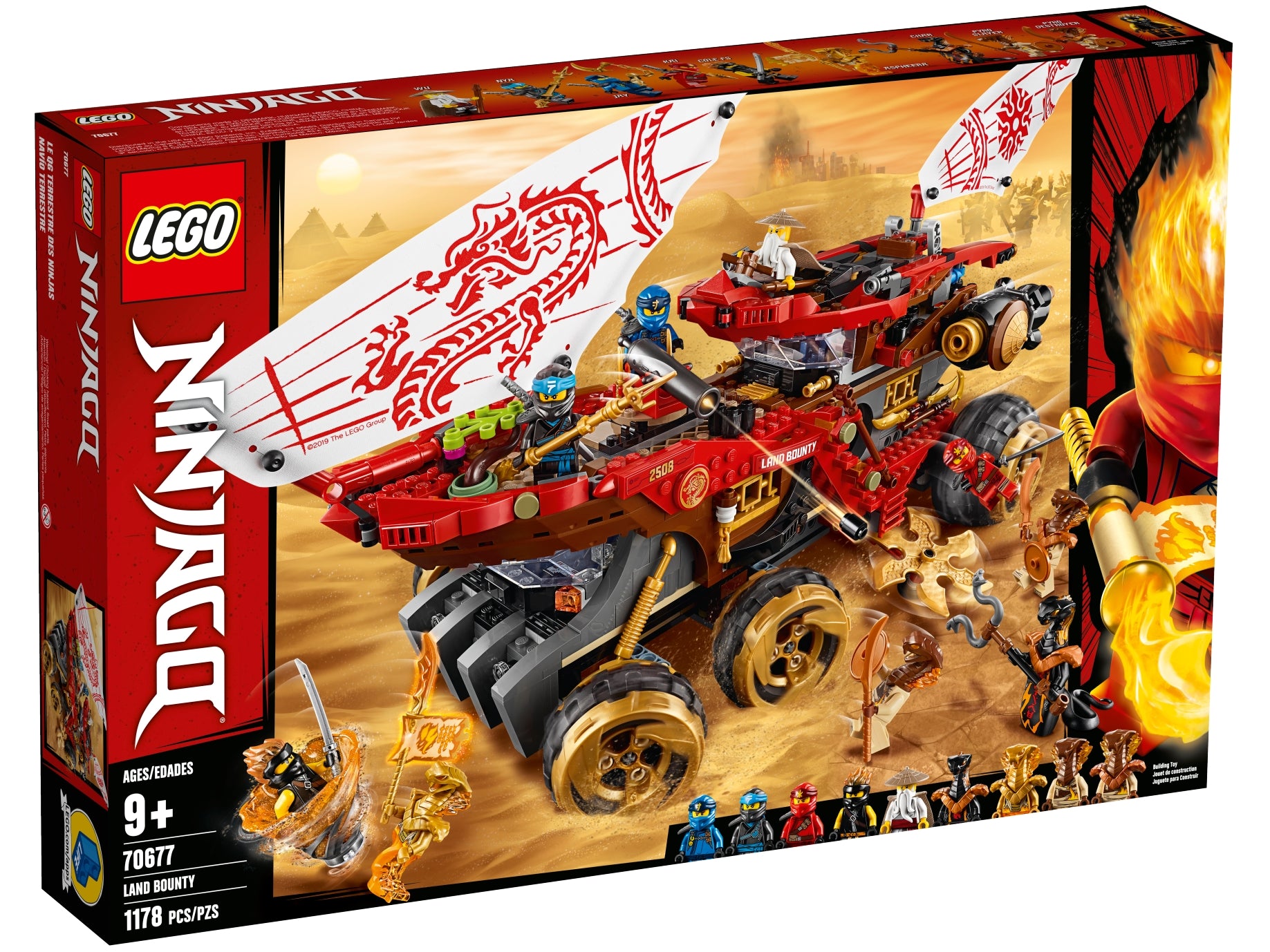 LEGO NINJAGO Land Bounty 70677 Mobile Ninja HQ Truck Building Toy-Lego / Ninjago-Bricking Lebanon