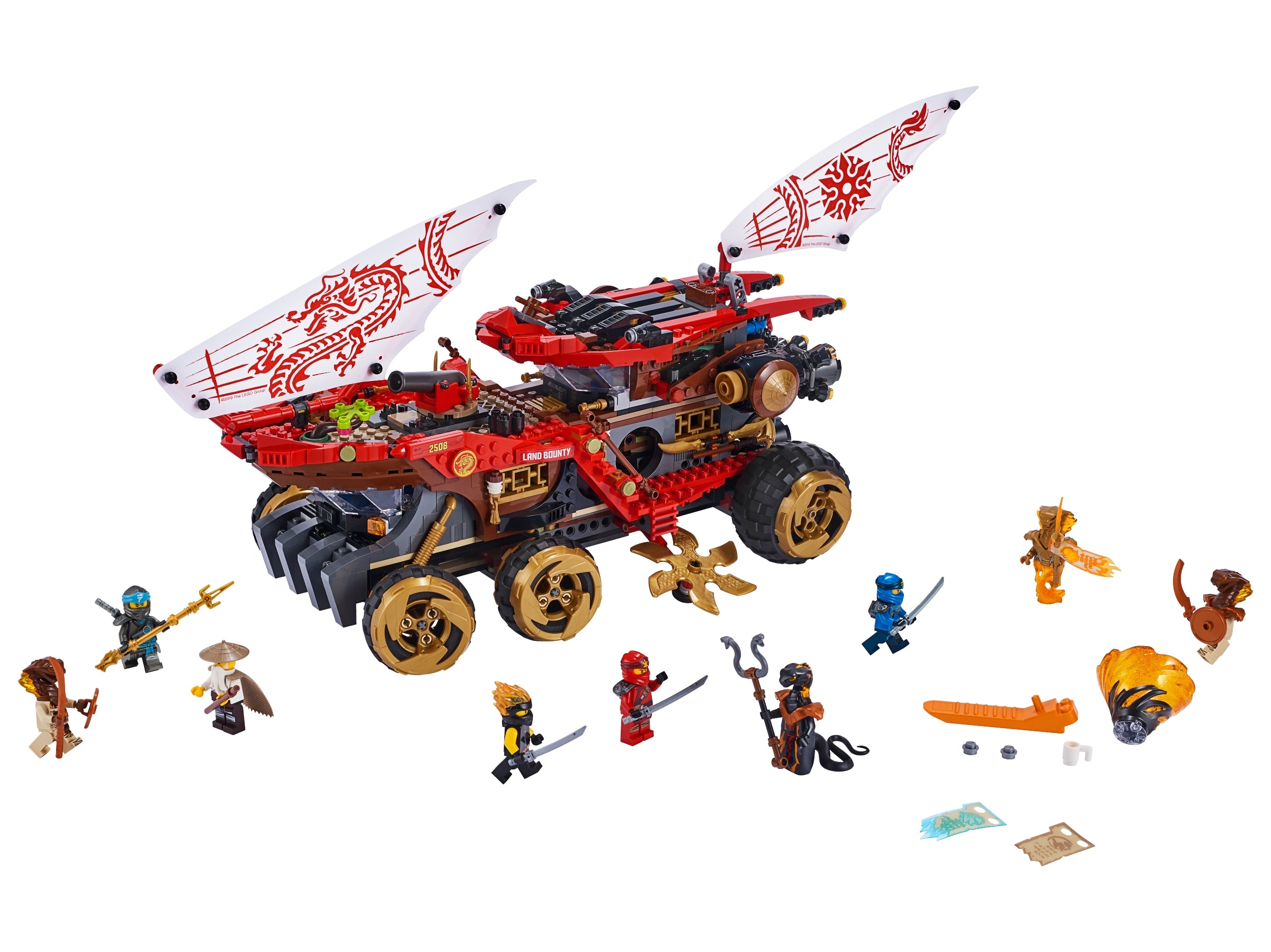 LEGO NINJAGO Land Bounty 70677 Mobile Ninja HQ Truck Building Toy-Lego / Ninjago-Bricking Lebanon
