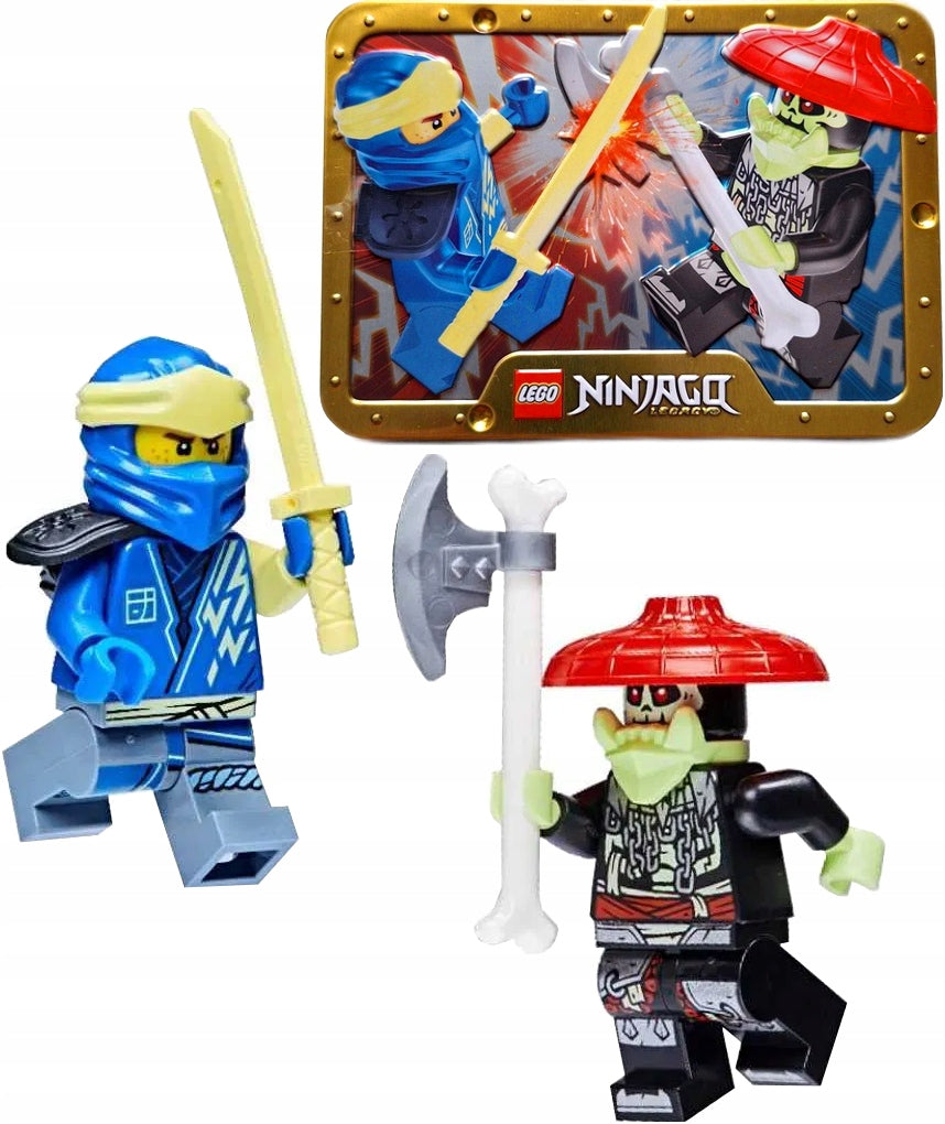 LEGO NINJAGO Legacy Jay vs. Bone Hunter 112327 Metal Box-Bricking Lebanon