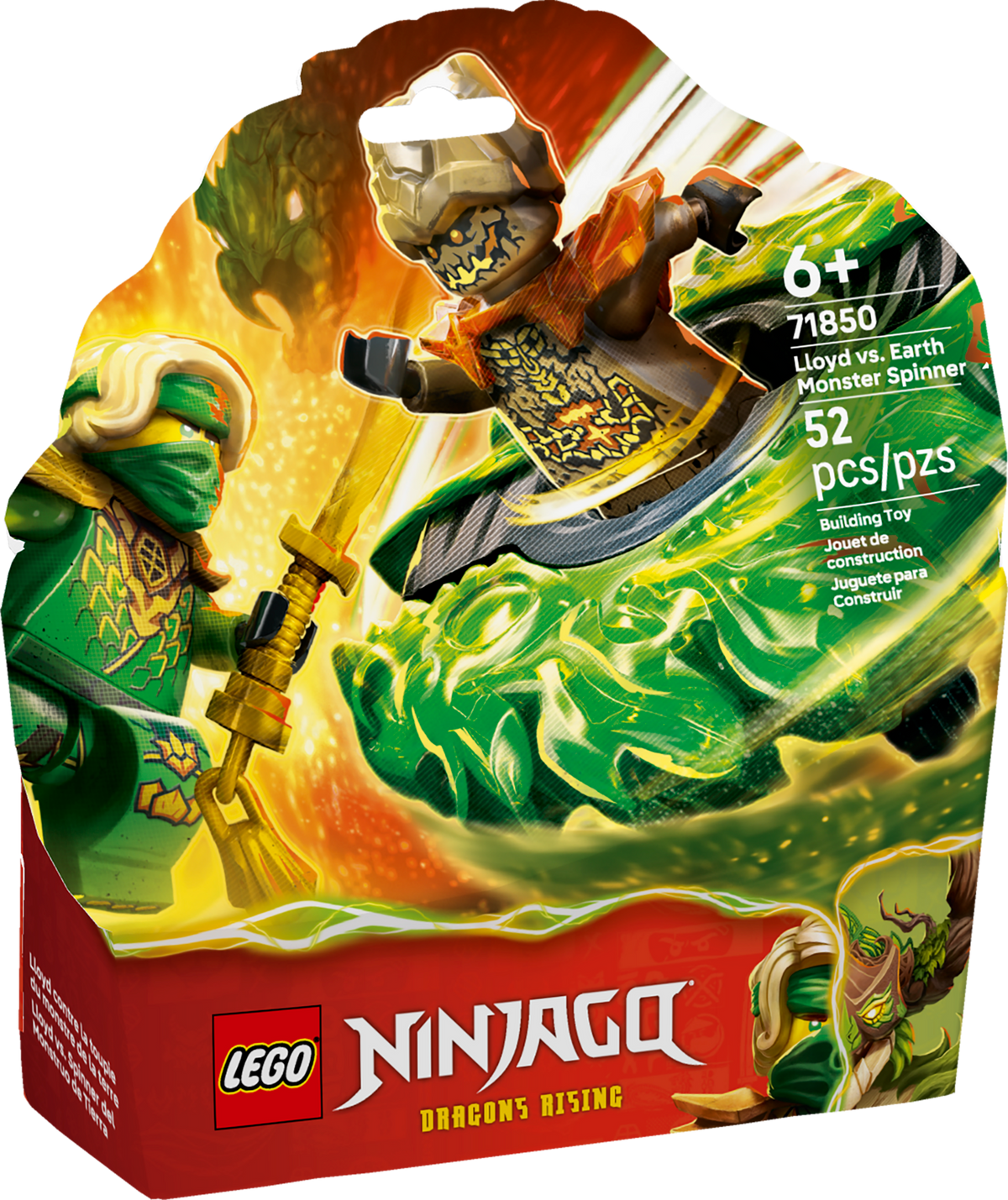 LEGO NINJAGO Lloyd vs. Earth Monster Spinner Set 71850-Bricking Lebanon