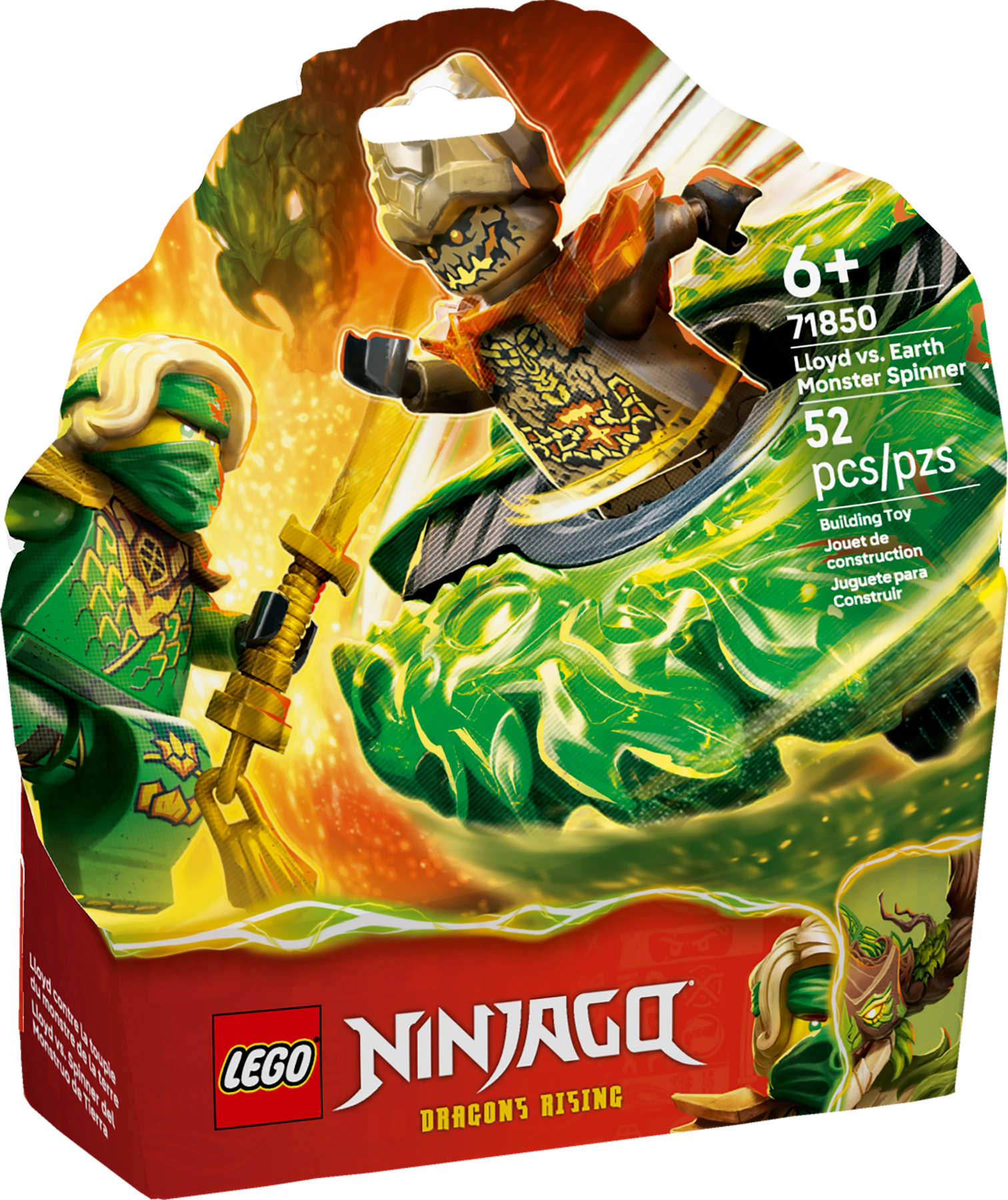 LEGO NINJAGO Lloyd vs. Earth Monster Spinner Set 71850-Lego / Ninjago-Bricking Lebanon