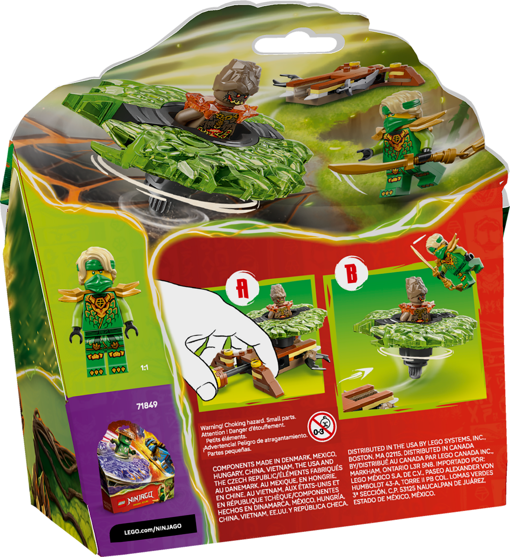 LEGO NINJAGO Lloyd vs. Earth Monster Spinner Set 71850-Lego / Ninjago-Bricking Lebanon