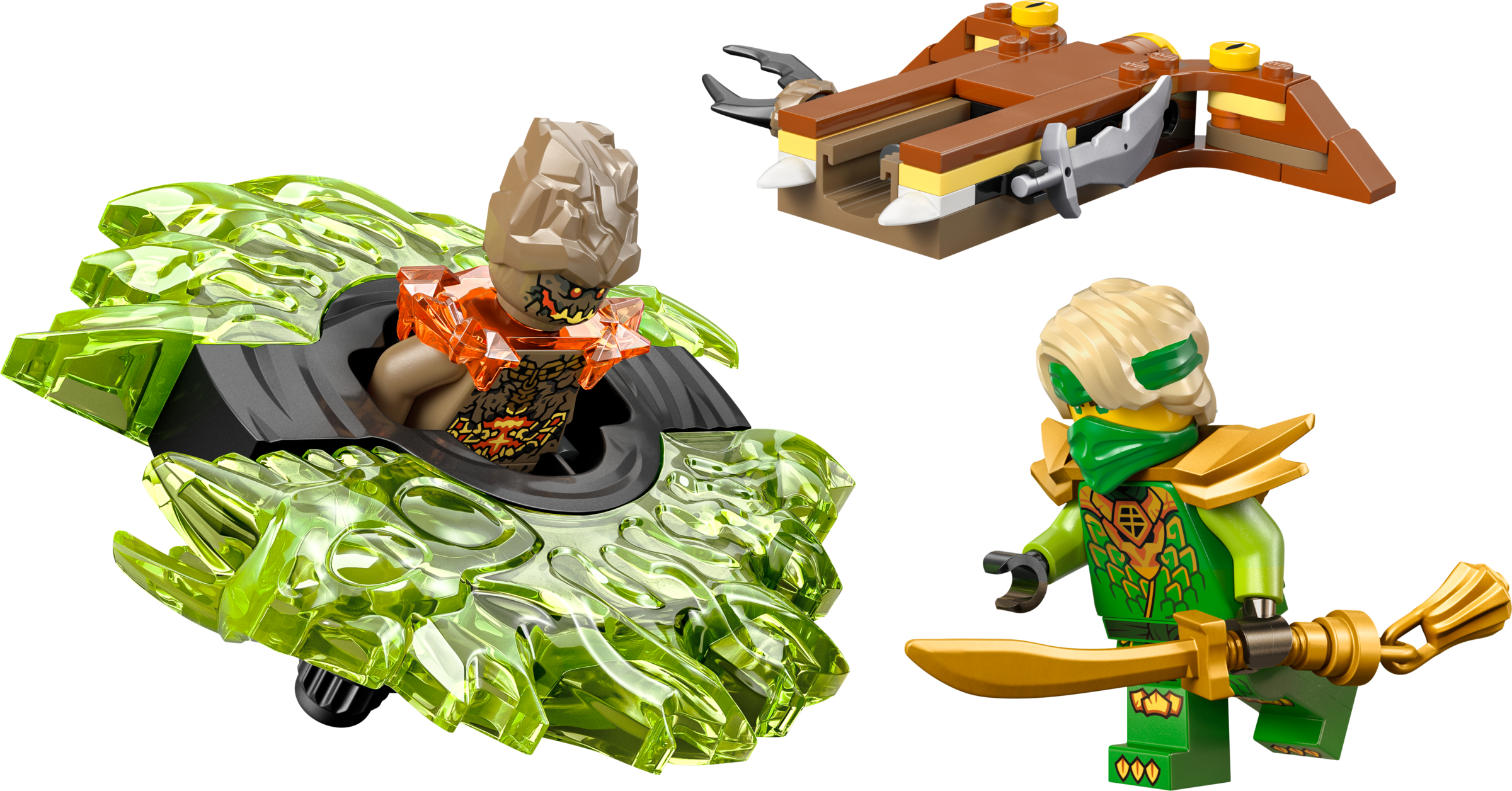 LEGO NINJAGO Lloyd vs. Earth Monster Spinner Set 71850-Lego / Ninjago-Bricking Lebanon