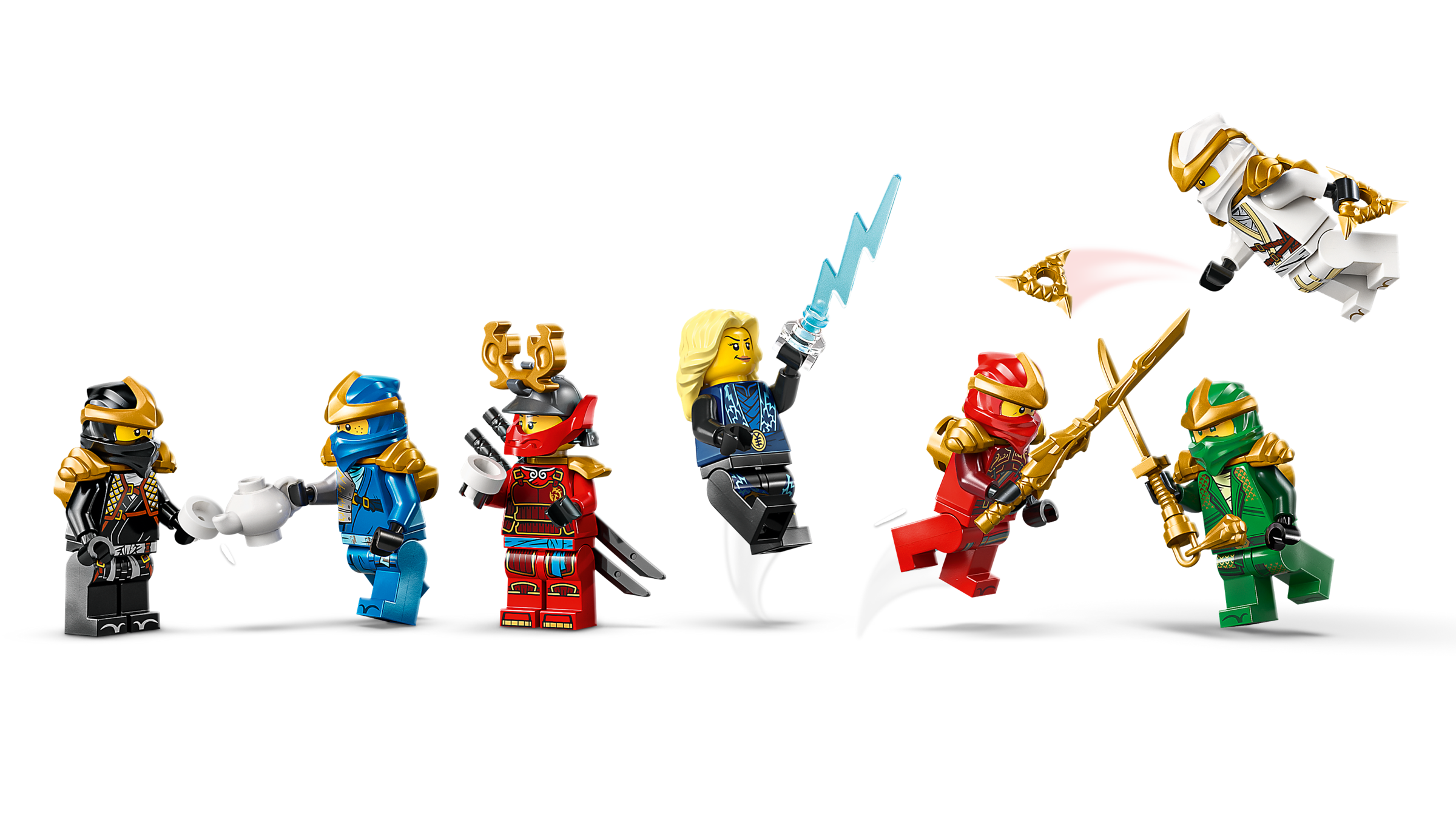 LEGO NINJAGO Ninja Character Display 15th Anniversary Building Set 71866-Lego / Ninjago-Bricking Lebanon