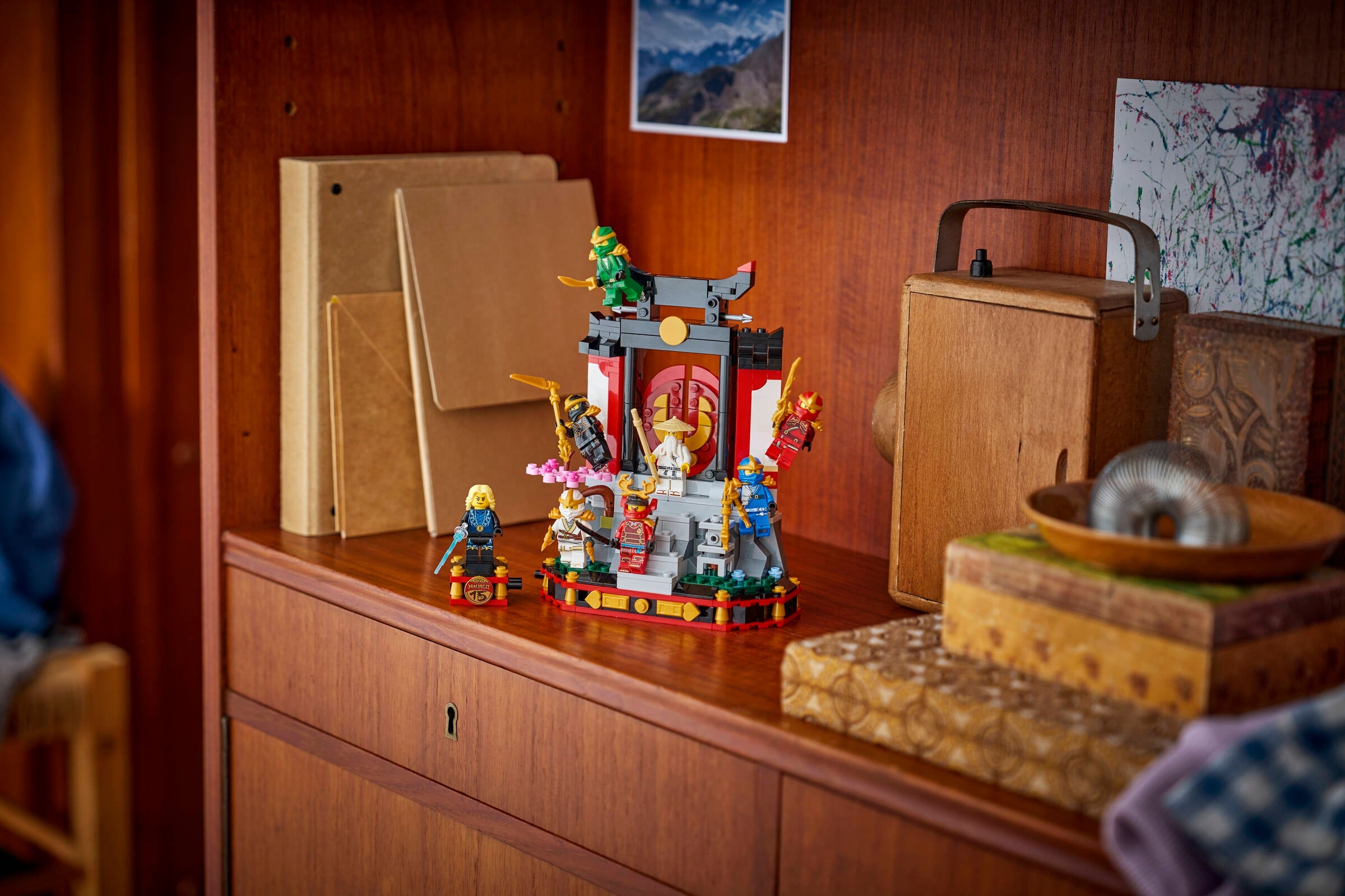 LEGO NINJAGO Ninja Character Display 15th Anniversary Building Set 71866-Lego / Ninjago-Bricking Lebanon