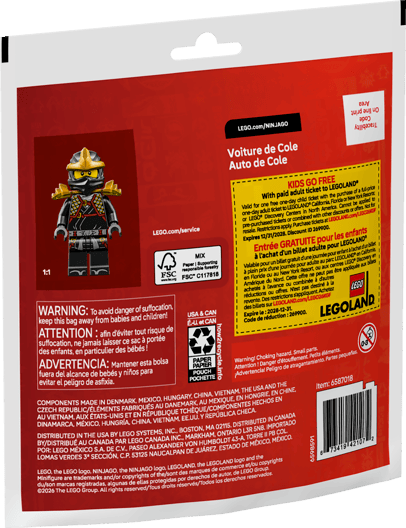 LEGO NINJAGO Ninja Cole's Car Paper Bag 30723-Bricking Lebanon