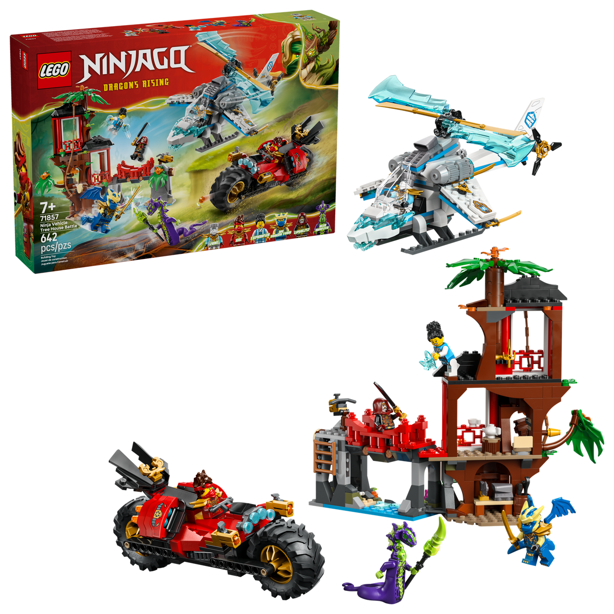 LEGO NINJAGO Ninja Vehicle Tree House Battle 71857-Bricking Lebanon