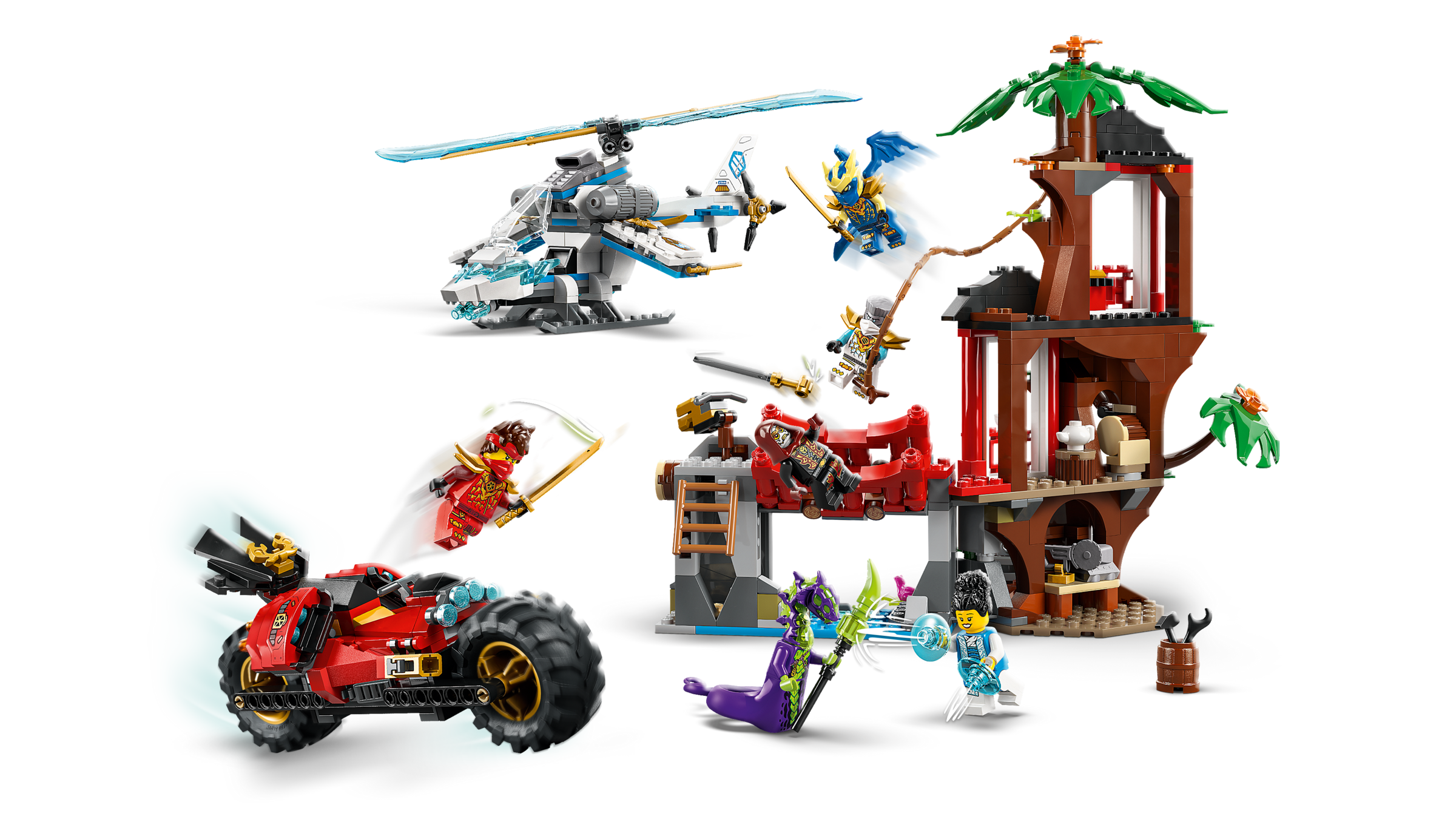 LEGO NINJAGO Ninja Vehicle Tree House Battle 71857 Building Set-Lego / Ninjago-Bricking Lebanon