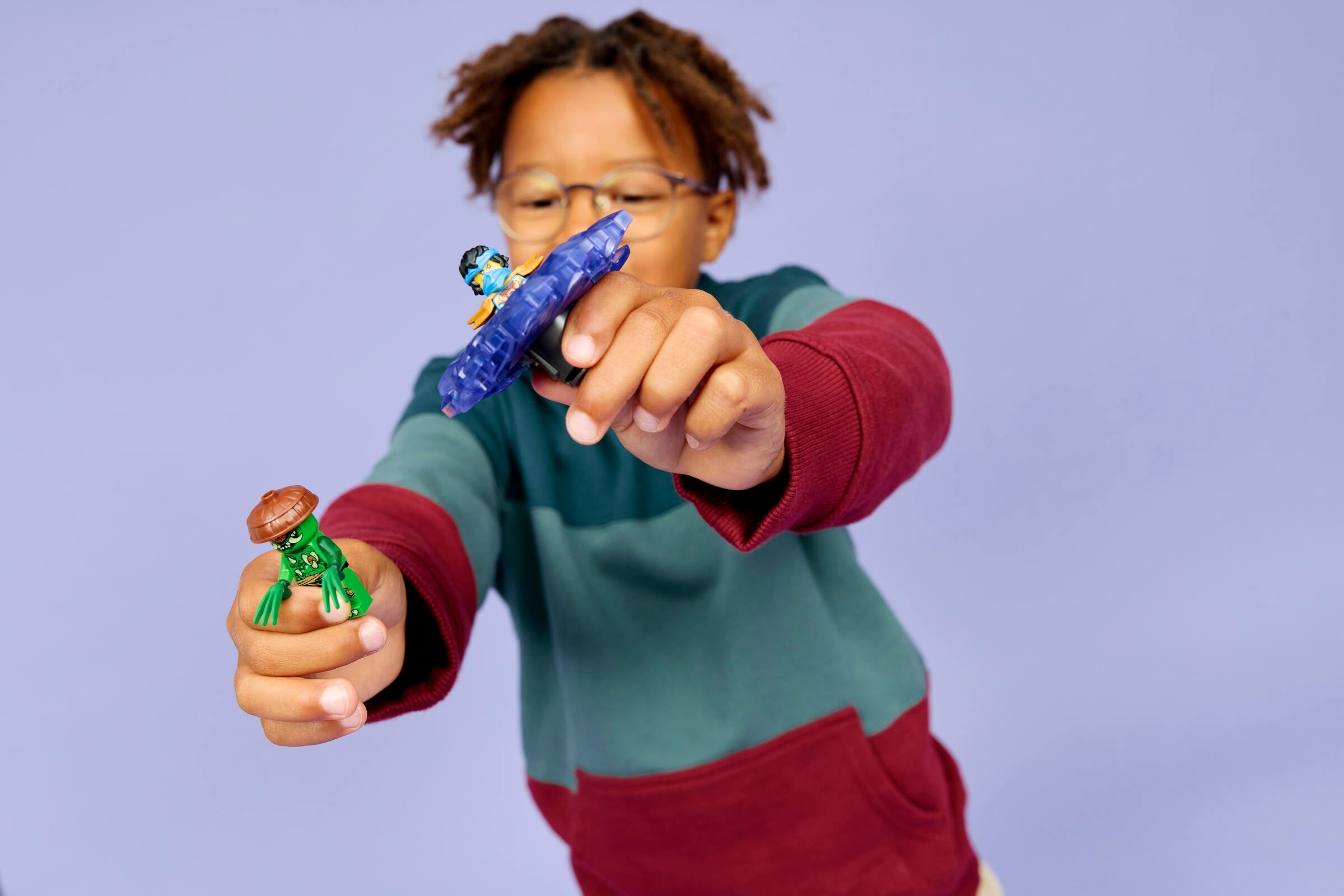 LEGO NINJAGO Nya vs Mutation Monster Spinner Battle Set 71849-Lego / Ninjago-Bricking Lebanon