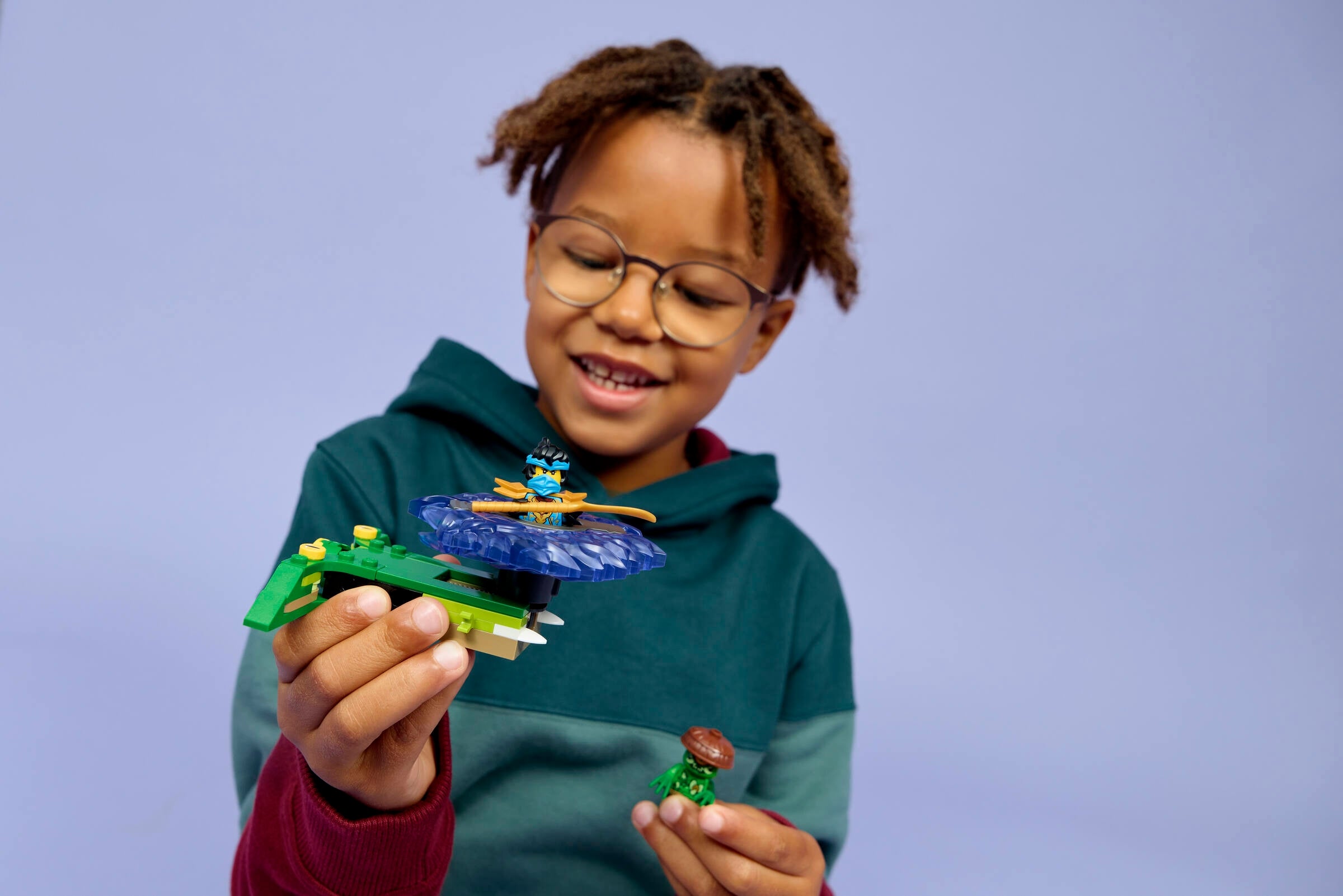 LEGO NINJAGO Nya vs Mutation Monster Spinner Battle Set 71849-Lego / Ninjago-Bricking Lebanon