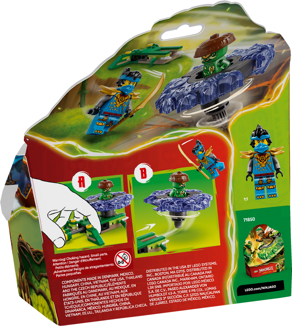 LEGO NINJAGO Nya vs Mutation Monster Spinner Battle Set 71849-Lego / Ninjago-Bricking Lebanon
