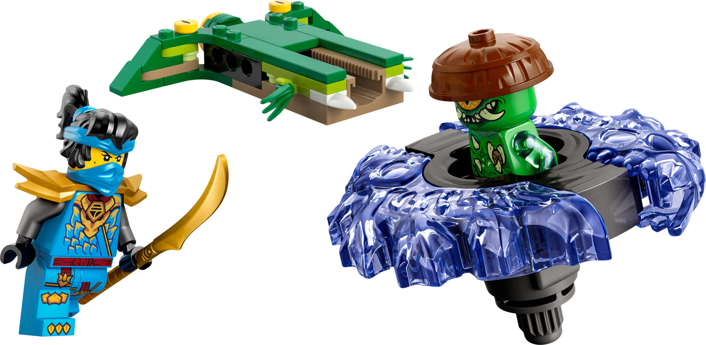 LEGO NINJAGO Nya vs Mutation Monster Spinner Battle Set 71849-Lego / Ninjago-Bricking Lebanon