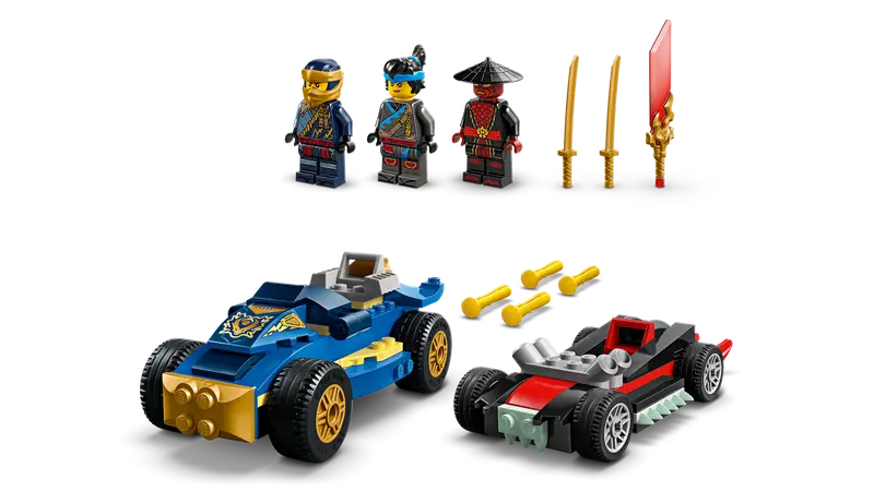 LEGO NINJAGO Rogue vs. Drix Race Car Duel 71840-Bricking Lebanon