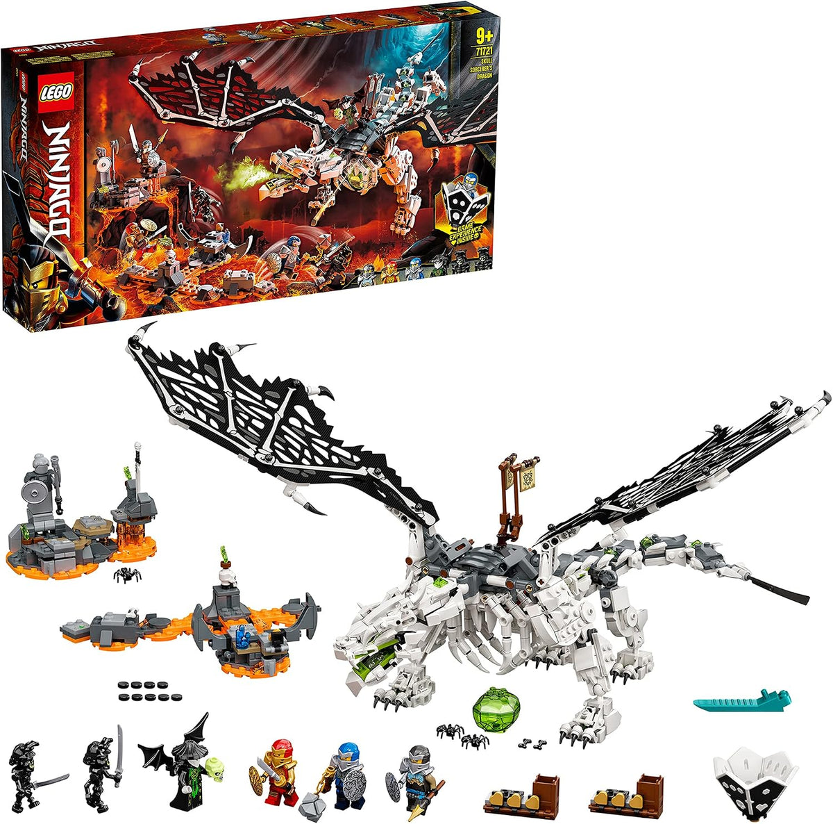 LEGO NINJAGO Skull Sorcerer's Dragon 71721-Bricking Lebanon