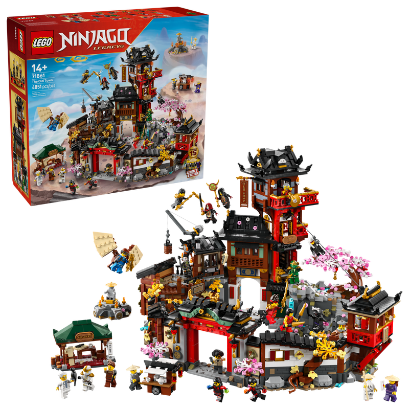 LEGO NINJAGO The Old Town 15th Anniversary 71861-Bricking Lebanon