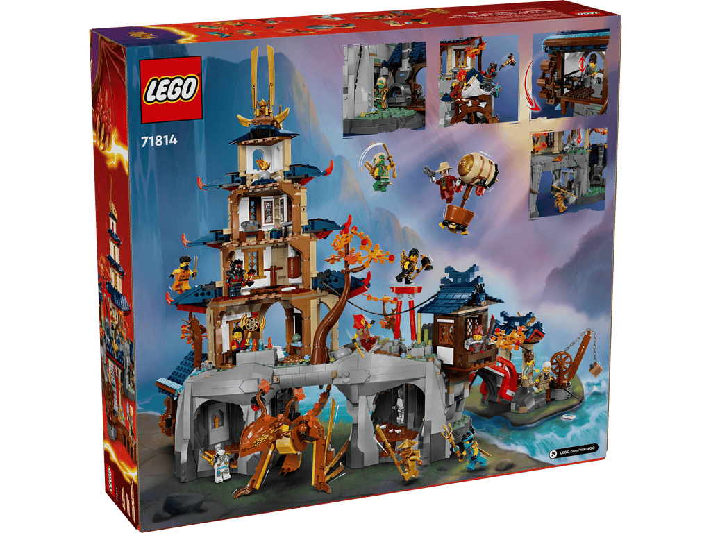 LEGO NINJAGO Tournament Temple City 71814 Set Featuring 13 Minifigures
