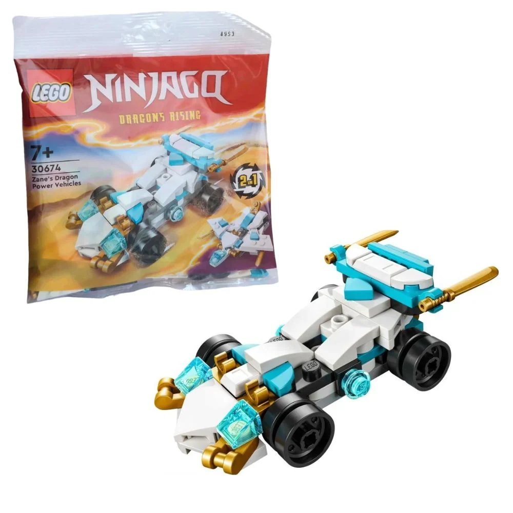 LEGO NINJAGO Zane's Dragon Power Vehicles 30674-Bricking Lebanon