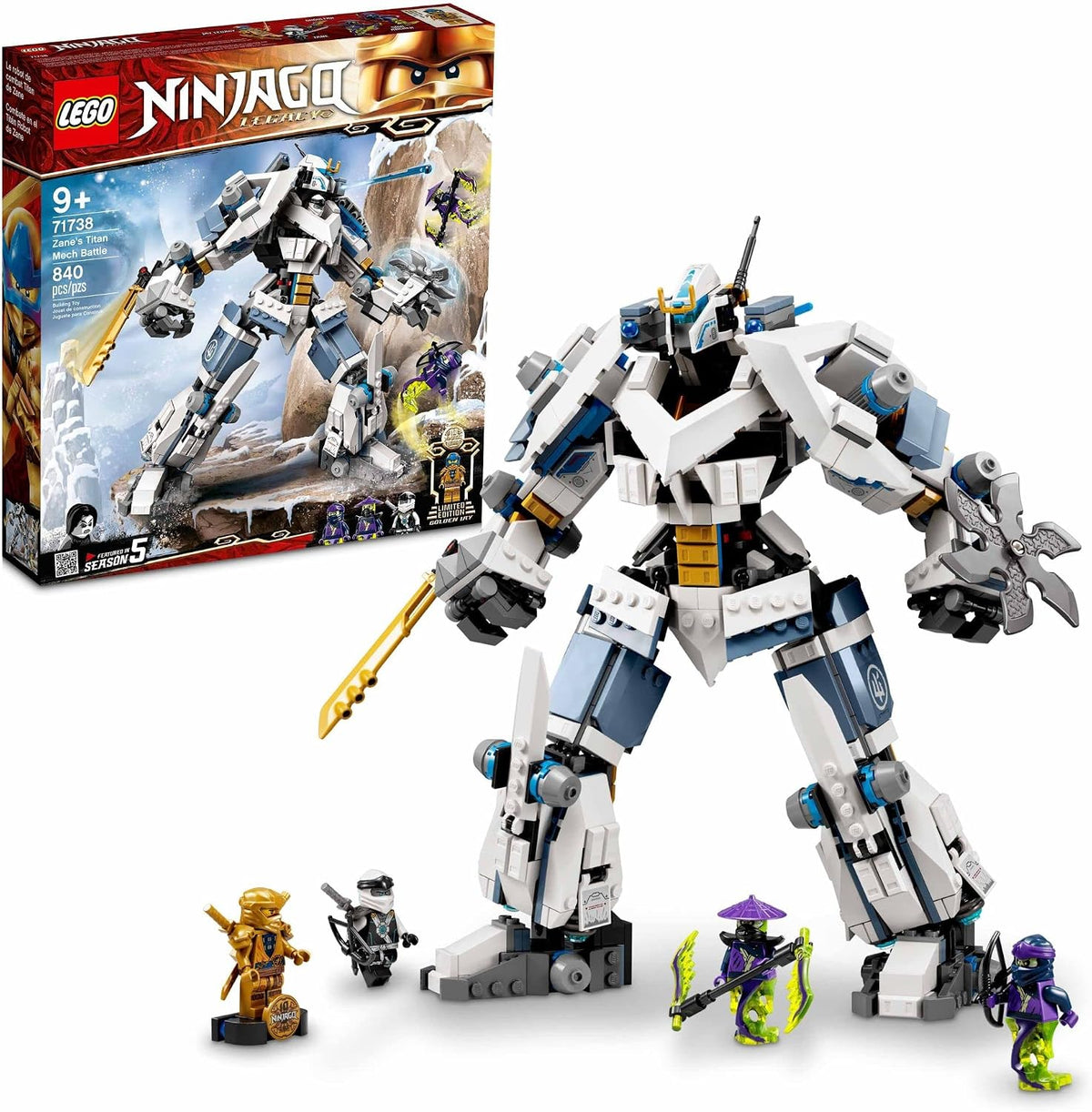 LEGO NINJAGO Zane's Titan Mech Battle 71738-Bricking Lebanon