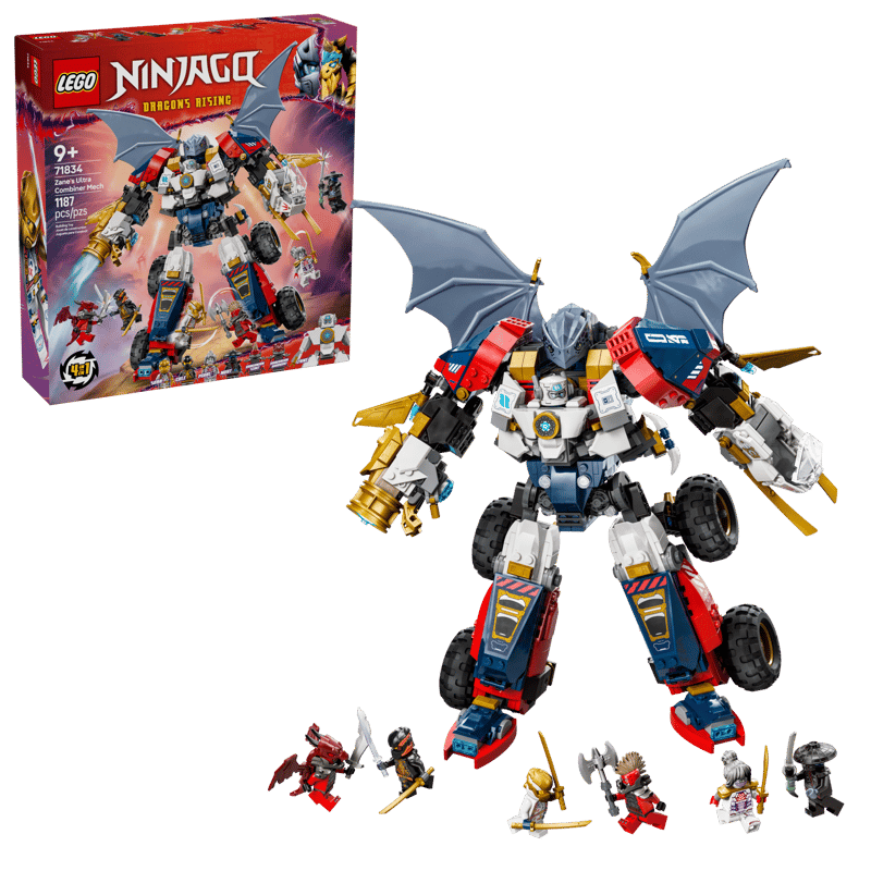 LEGO NINJAGO Zanes Ultra Combiner Mech 71834-Bricking Lebanon