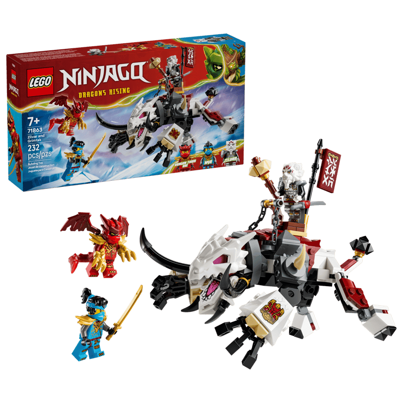 LEGO NINJAGO Zilvar and Grimtak Dragon Beast 71863