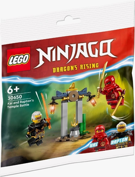 LEGO Ninjago Kai and Rapton's Temple Battle Polyback 30650-Bricking Lebanon