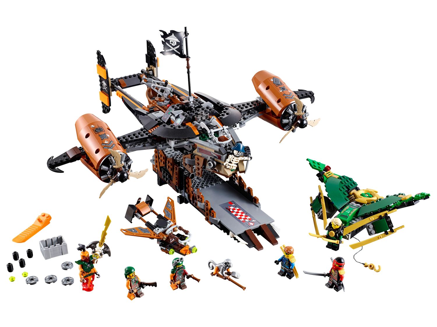 LEGO Ninjago Misfortune’s Keep Pirate Airship Set