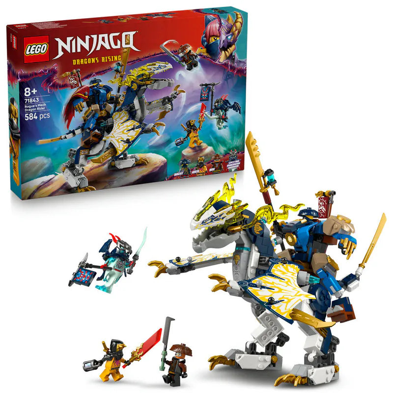 LEGO Ninjago Rogue's Mech Dragon Rider 71843-Bricking Lebanon