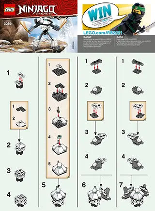 LEGO Ninjago Titanium Mini Mech Polybag Set 30591