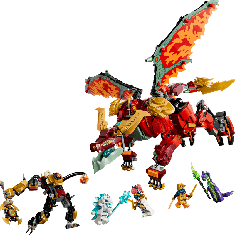 LEGO Ninjago Wyldfyre's Transforming Dragon Mech 71868