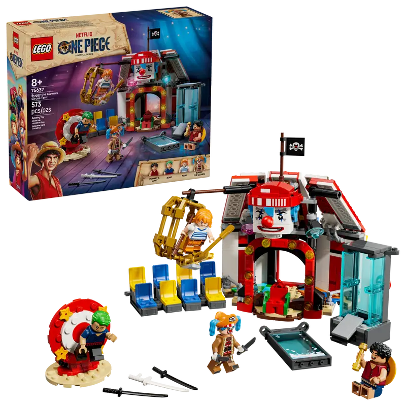 LEGO One Piece Buggy the Clown's Circus Tent 75637-Bricking Lebanon