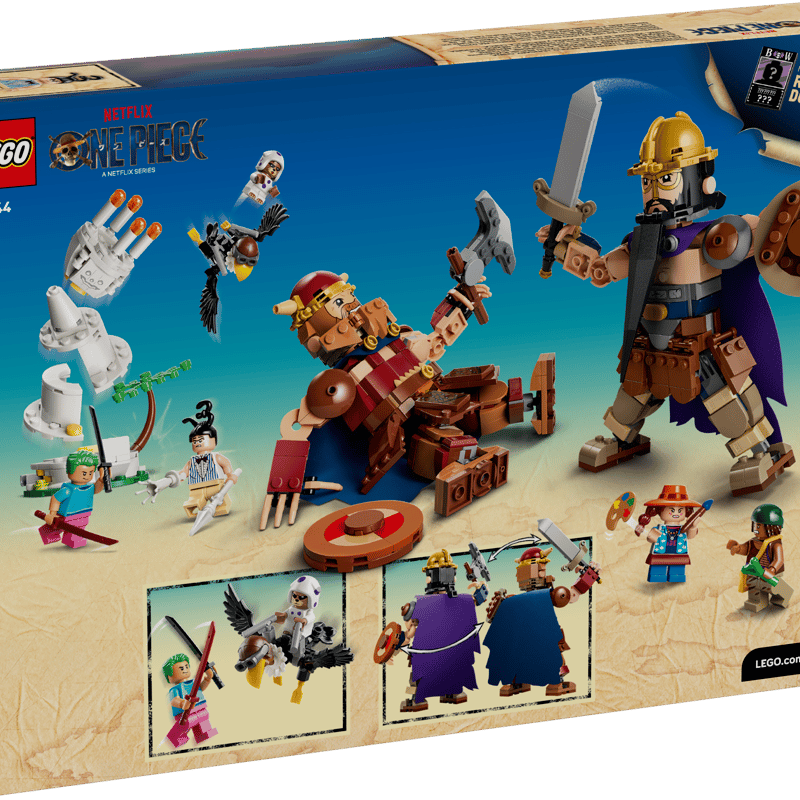 LEGO One Piece Dorry vs. Brogy – Giants of Little Garden 75644