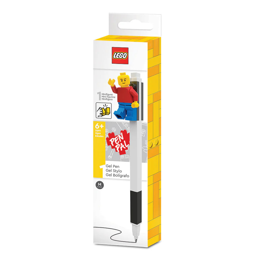LEGO Pen Pal Gel Pen with Minifigure Black 52601-Bricking Lebanon